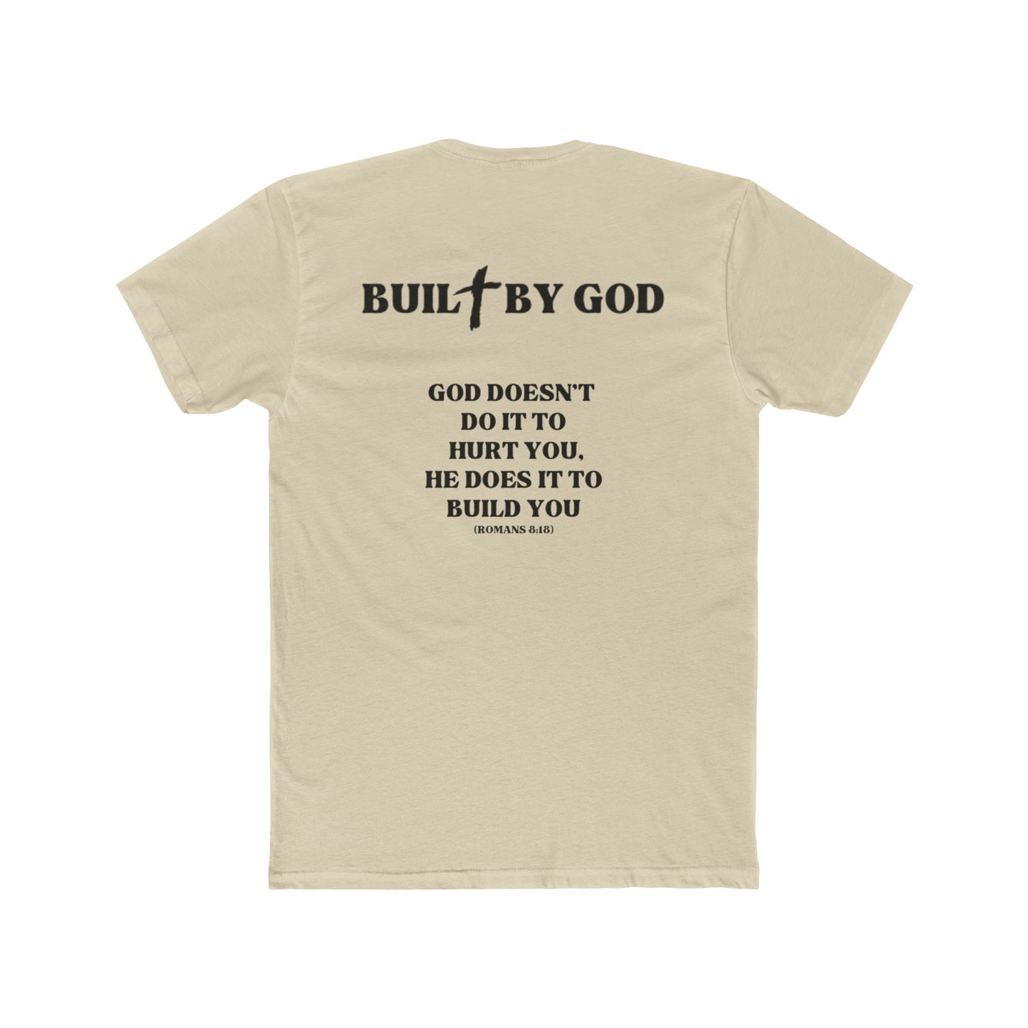 Buil✞ By God Fitted T-Shirt