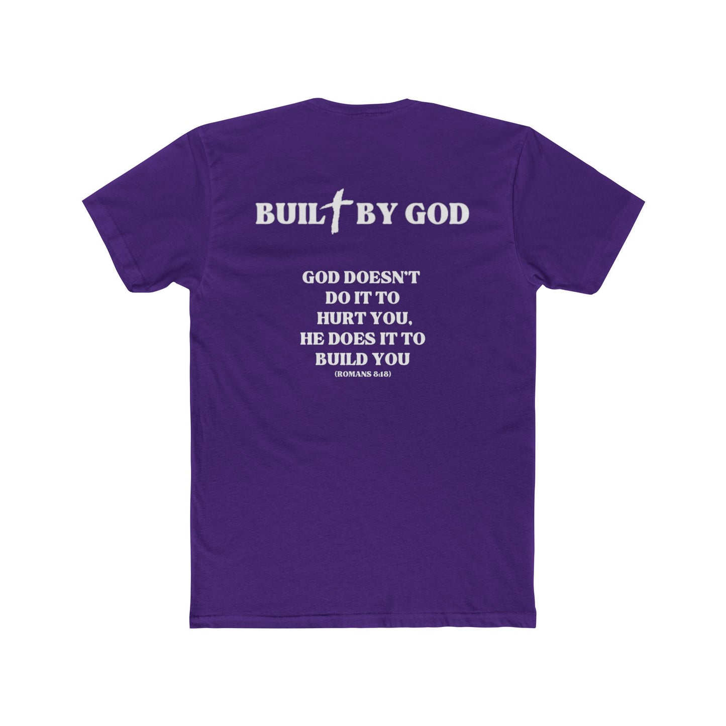 Buil✞ By God Fitted T-Shirt