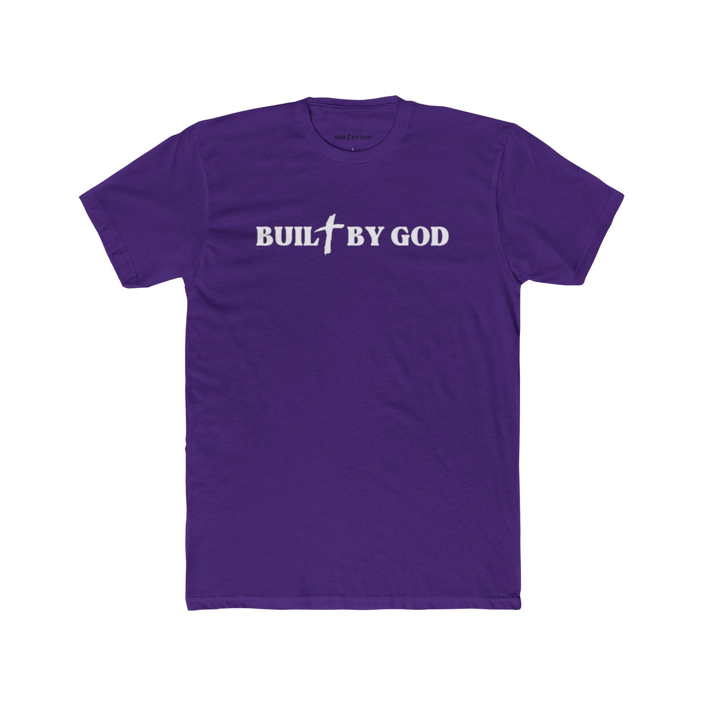 Buil✞ By God Fitted T-Shirt